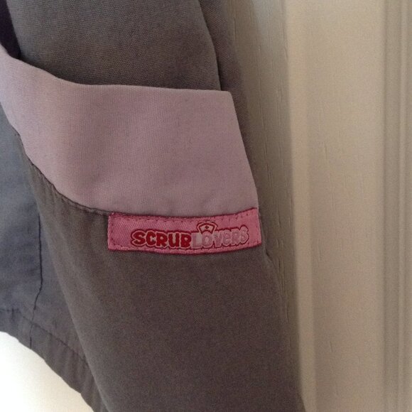 Scrub Lovers Women's Scrub Short Sleeve Top Size XL Medical Uniform Nurse - Picture 6 of 9